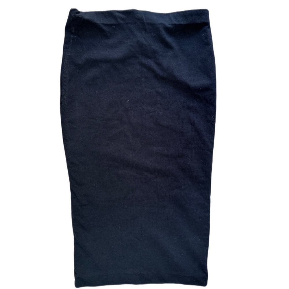 H&M Black pencil body con skirt size x small NWT